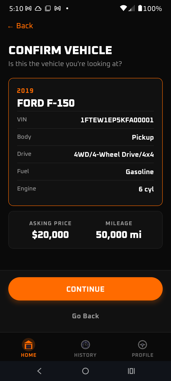 DealJudge App - Enter Deal Details